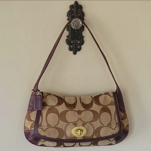 Authentic COACH Ergo Signature Flap Purse E0782-11257